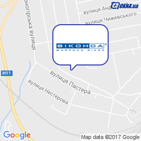 Віконда Київ - Київська обл. на мапі