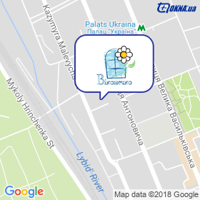 Vikonechko on the map Vikonechko on the map