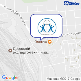 ВІКМАСТЕР на мапі ВІКМАСТЕР на мапі