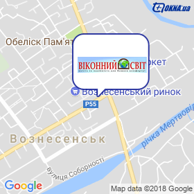 Вiконний Свiт на мапі