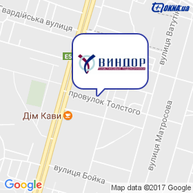 Виндор, ПКП на карте Виндор, ПКП на карте