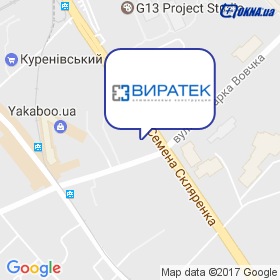 Виратек на карте