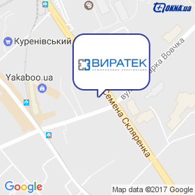 ВІРАТЕК на мапі ВІРАТЕК на мапі