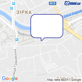 Вітраж-2007 на мапі