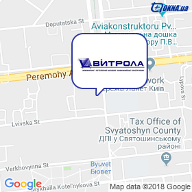 Vytrola on the map Vytrola on the map