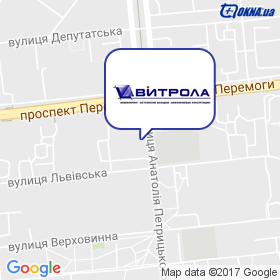 Витрола на карте