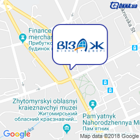 Vyzazh on the map Vyzazh on the map