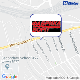 Fabryka Vorot on the map Fabryka Vorot on the map