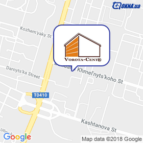 Vorota Centr on the map Vorota Centr on the map