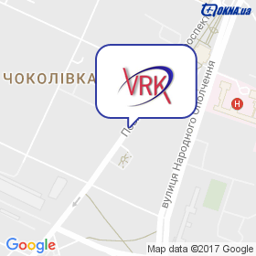 VRK на мапі