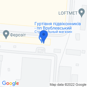 Vrublevskyy on the map Vrublevskyy on the map