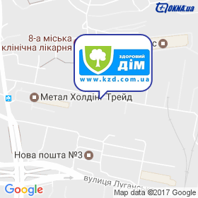 Здоровий Дім на мапі Здоровий Дім на мапі