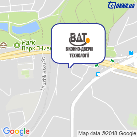 WDT (Vikonno-Dverni Tekhnolohii) on the map