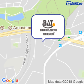 ВДТ (Віконно-Дверні Технології) на мапі ВДТ (Віконно-Дверні Технології) на мапі