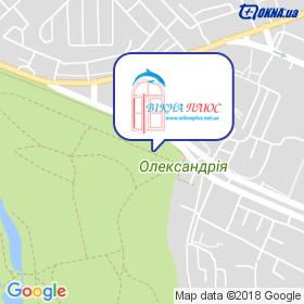 ВІКНА - ПЛЮС на мапі ВІКНА - ПЛЮС на мапі