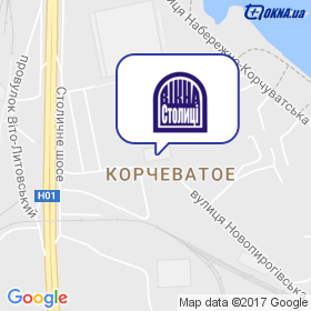 ВІКНА СТОЛИЦІ на карте ВІКНА СТОЛИЦІ на карте