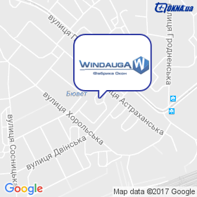 Виндауга на карте