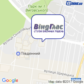 ВіндГлас на мапі ВіндГлас на мапі
