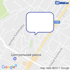 Виндор на карте