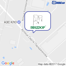 Віндзор на карте