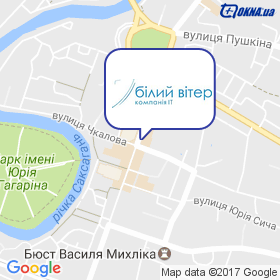 Білий вітер на мапі