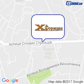 Х ФОРМУЛА на мапі Х ФОРМУЛА на мапі