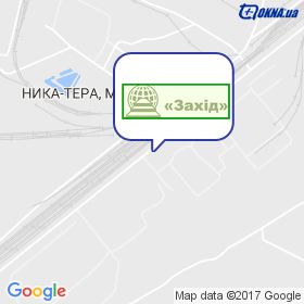Захід на карте Захід на карте