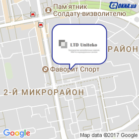 Юнитеко на карте Юнитеко на карте