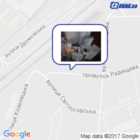 Залевський Ф.І. на мапі Залевський Ф.І. на мапі