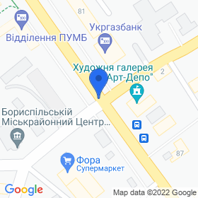 Затишна Оселя 1 на мапі Затишна Оселя 1 на мапі
