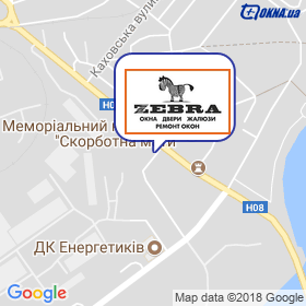 ZEBRA на мапі ZEBRA на мапі