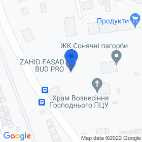 Захід Фасад Буд Про на карте Захід Фасад Буд Про на карте