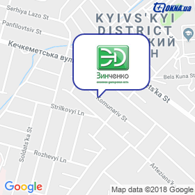 Zynchenko on the map Zynchenko on the map