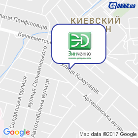 Зинченко на карте Зинченко на карте