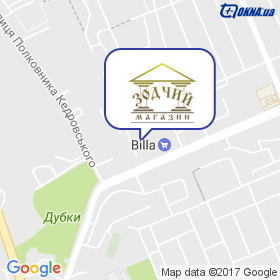 Зодчий-Вікна на мапі