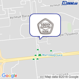 Зоря на карте Зоря на карте