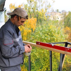 Зварювання виносу по підвіконню