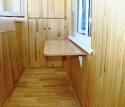 Внутрішні опоряджувальні роботи балконів і лоджій