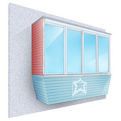 Зовнішня обшивка балкона