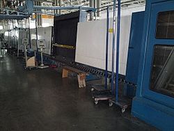 Стеклопакетная линия Bystronic 1600 x 4000 с газовым тандемным прессом