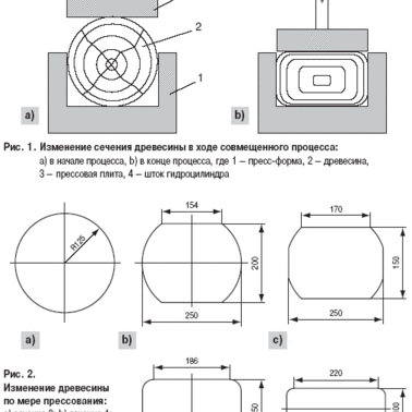 Проблемы модифицирования древесины прессованием
