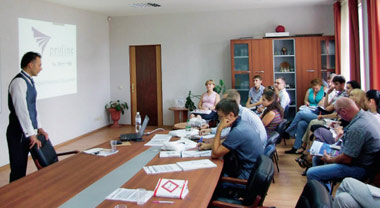 Александр Слинкин и учасники семинара