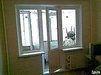 Балконный блок по типу чебурашка. Вариант классик. Ручка курильщика в подарок.