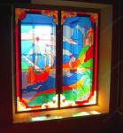 Окна витражные для ванной комнаты (цена зависит от сложности работы)