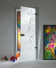 Стеклянные двери