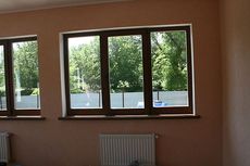 Балконные блоки из дерева со стеклопакетом