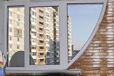 Лоджия с полуаркой для 96 серии дома