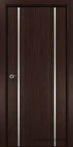 Межкомнатная дверь МДФ глухая с молдингом Гл740 