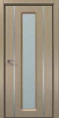 Межкомнатная дверь МДФ стекло с молдингом Ст741 