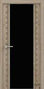 Межкомнатная дверь МДФ стекло-черный триплекс Тр792 Межкомнатная дверь МДФ стекло-черный триплекс Тр792